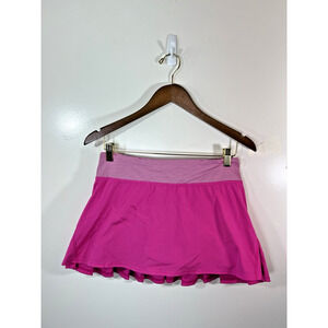 Lululemon Womens Skort Size S 6 Pink Tenniscore Active Athleisure Workout Casual